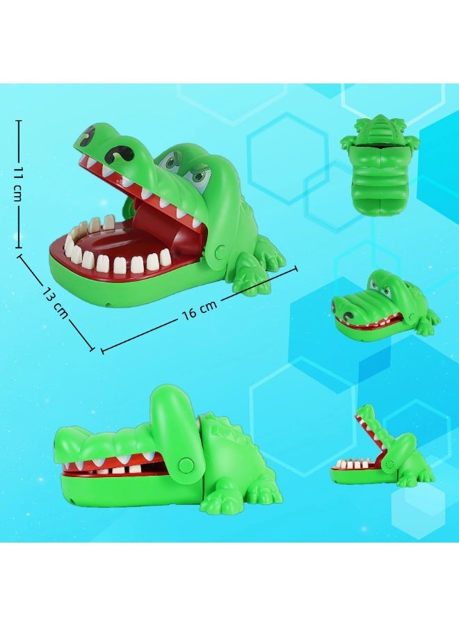 EASY FUTURE Crocodile Teeth Toys Game for Kids Family Entertainment Game Crocodile Biting Finger Games Funny Toys Dentist Practical Joke Toys for Party Gift Tabletop Board Game NO.2101 - Image 2